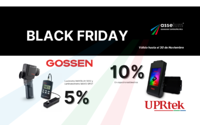 Black Friday en Asselum: descuentos exclusivos en equipos de medición luminotécnica