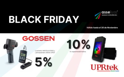 Black Friday en Asselum: descuentos exclusivos en equipos de medición luminotécnica